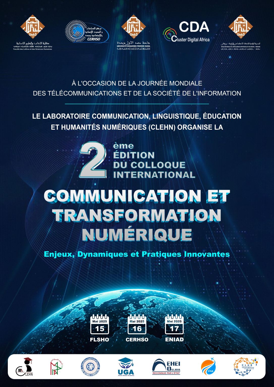 La 2ème édition du Colloque International «  Communication et Transformation Numérique »